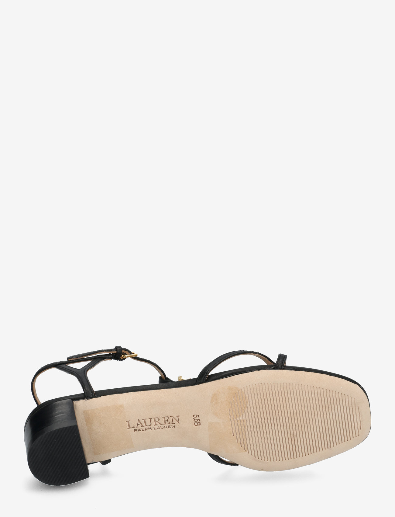 Lauren Ralph Lauren - Fallon Nappa Leather Sandal - black - 4