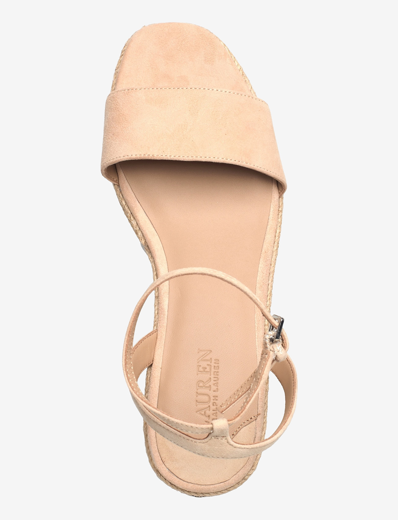 Lauren Ralph Lauren - Leona Suede Espadrille - espadrilles mit absatz - sand dune - 3