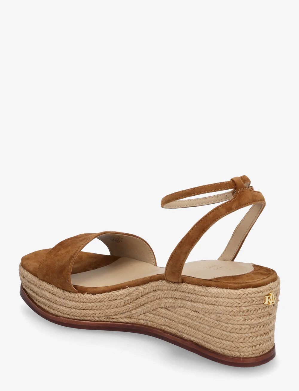 Lauren Ralph Lauren - Leona Suede Espadrille - espadrilles mit absatz - whiskey - 2