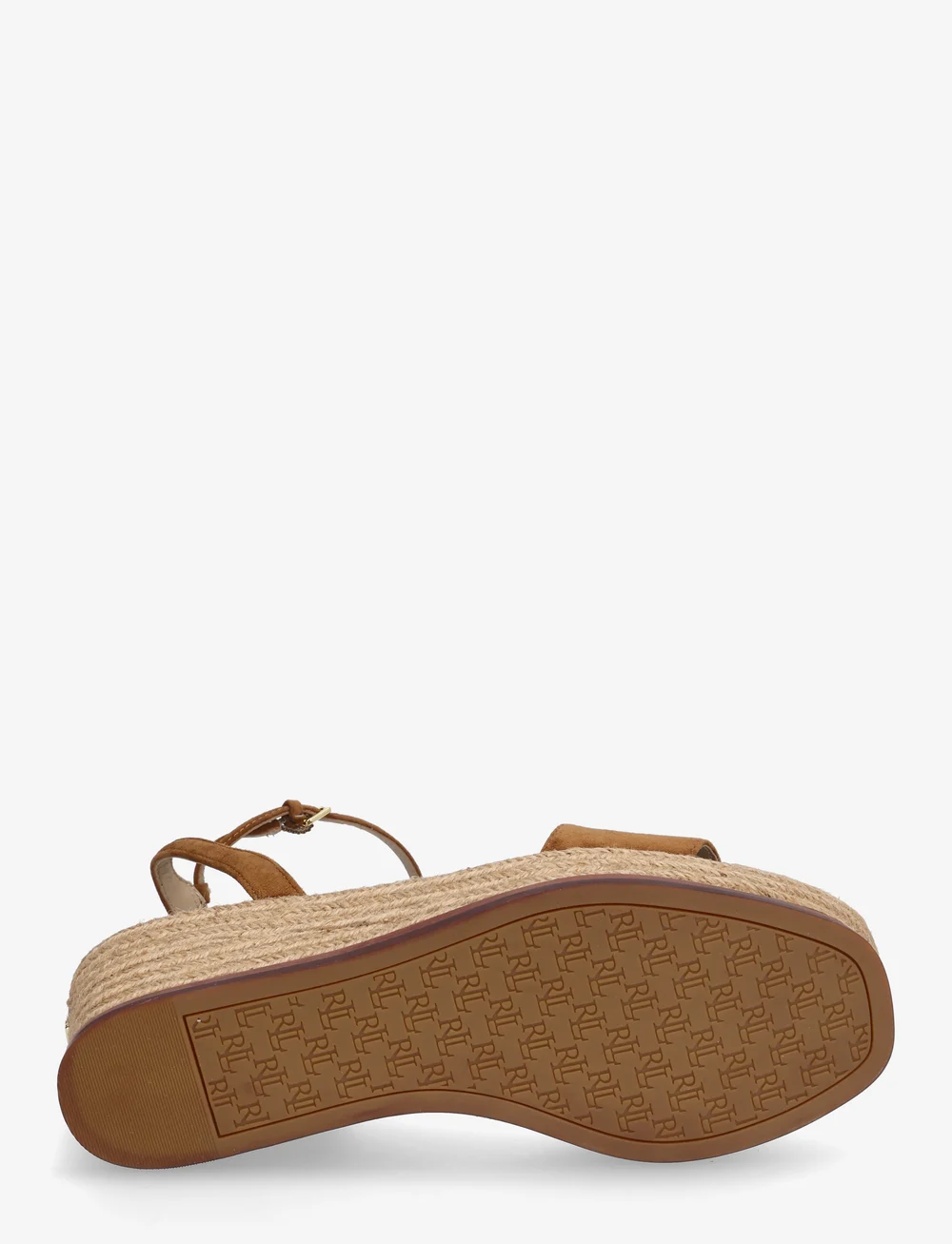 Lauren Ralph Lauren - Leona Suede Espadrille - espadrilles mit absatz - whiskey - 4