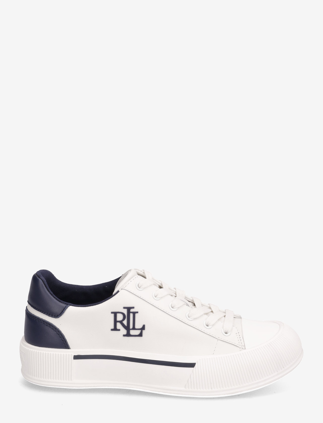 Lauren Ralph Lauren - Daisie Leather Sneaker - sneakersy niskie - snow white/refine - 1