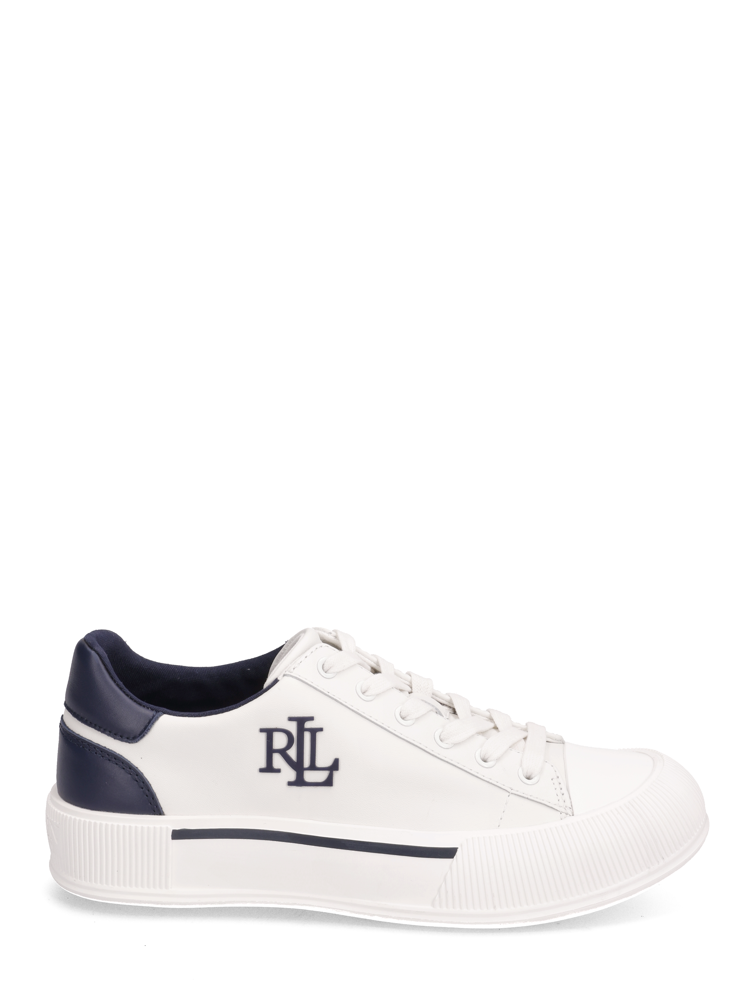 Lauren Ralph Lauren - Daisie Leather Sneaker - snow white/refine - 1