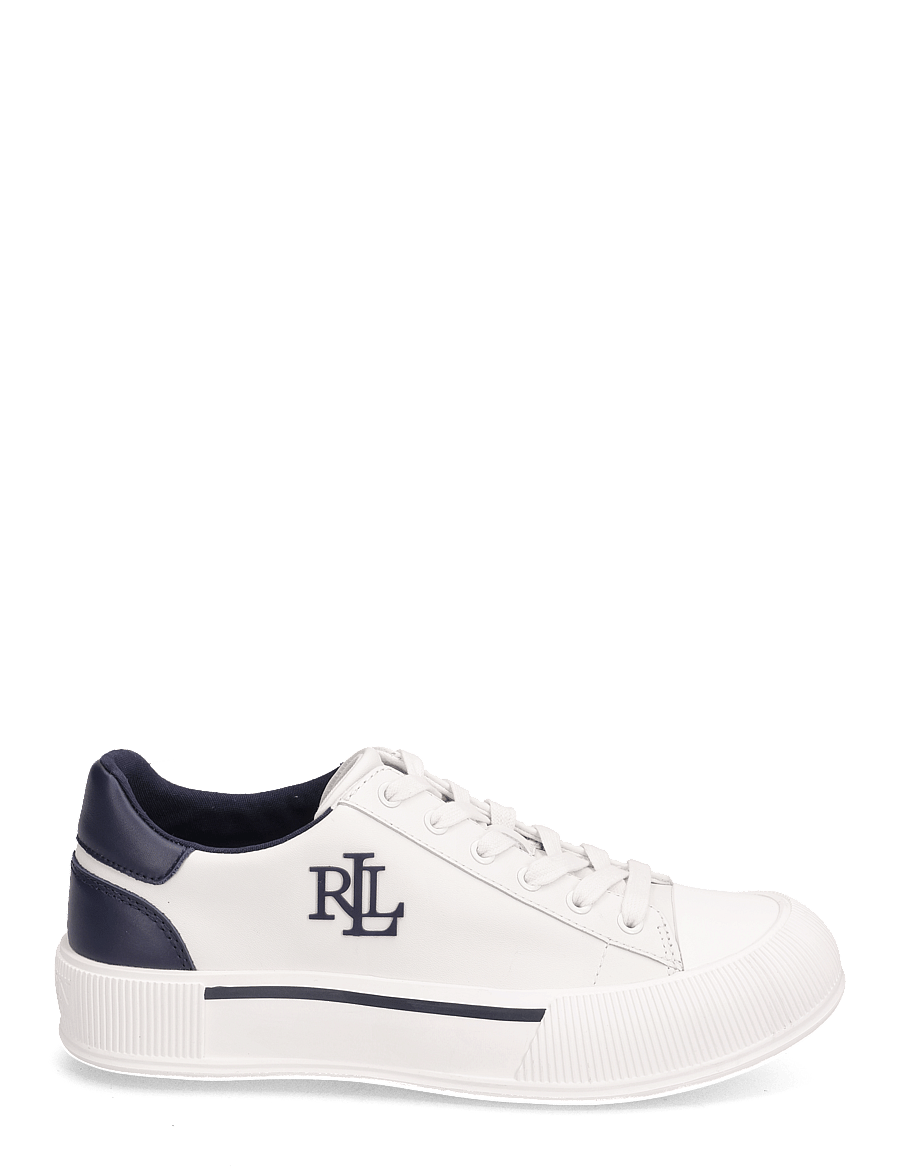 Lauren Ralph Lauren - Daisie Leather Sneaker - snow white/refine - 1