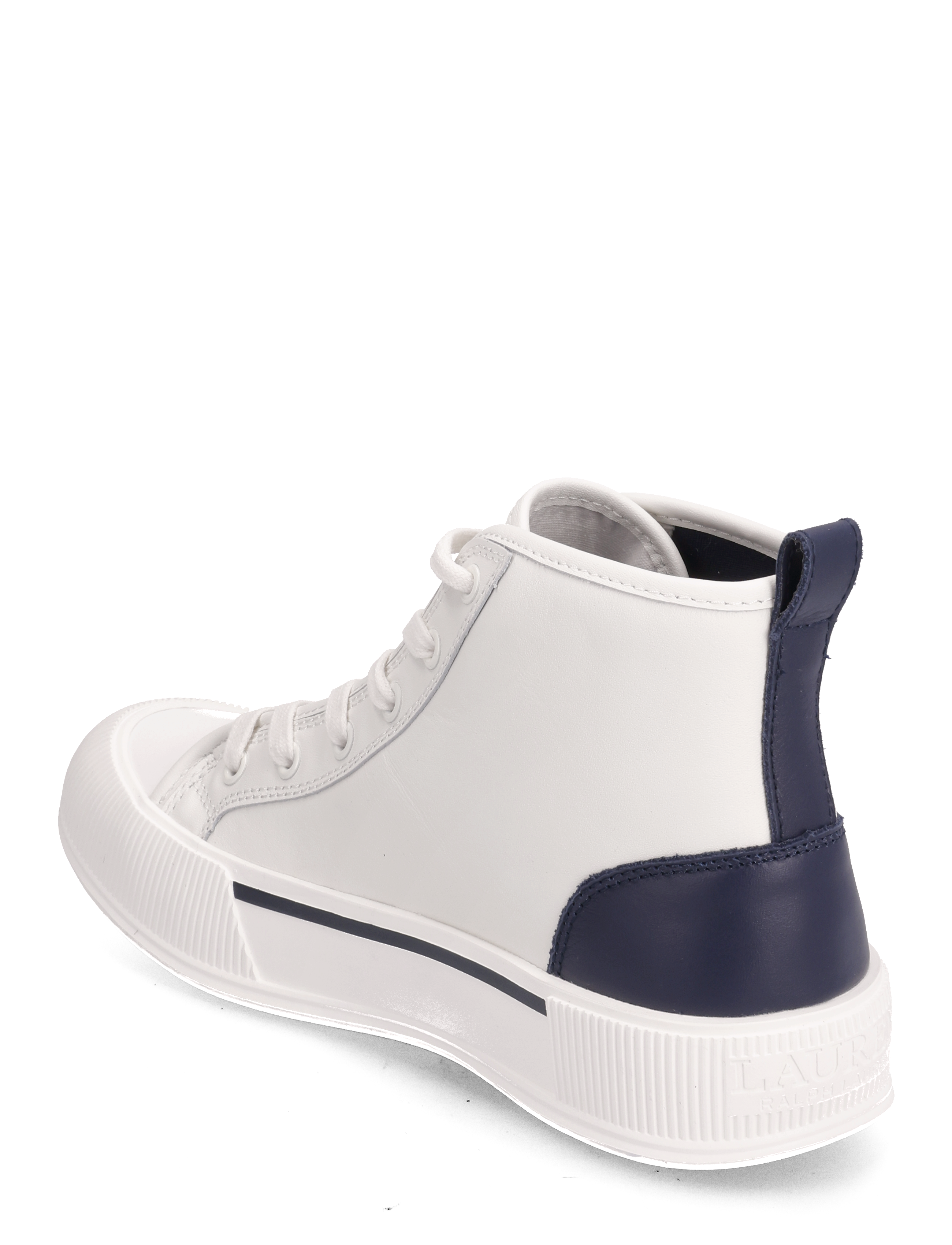 Lauren Ralph Lauren - Dakota Leather High-Top Sneaker - snow white/refine - 2