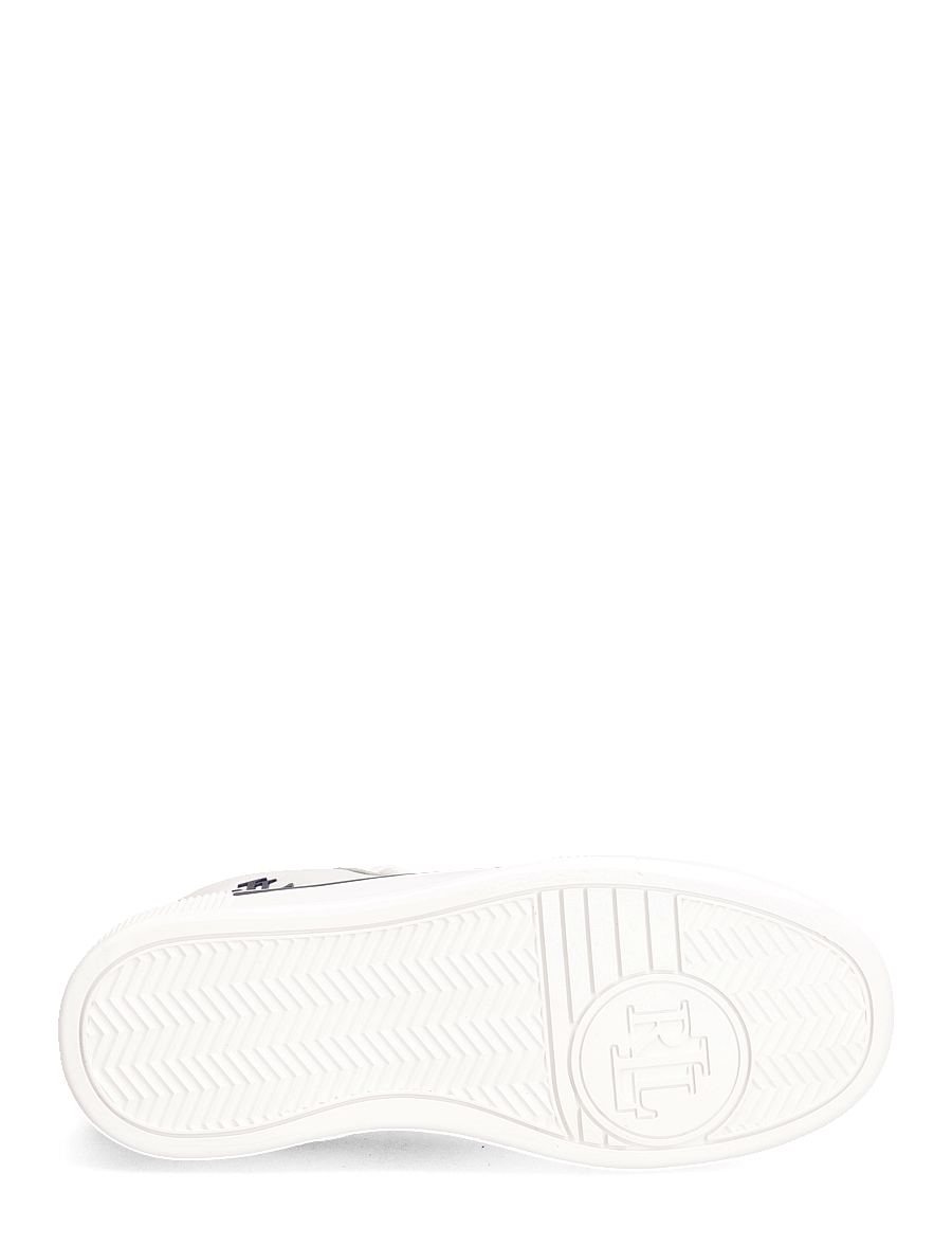 Lauren Ralph Lauren - Dakota Leather High-Top Sneaker - snow white/refine - 4