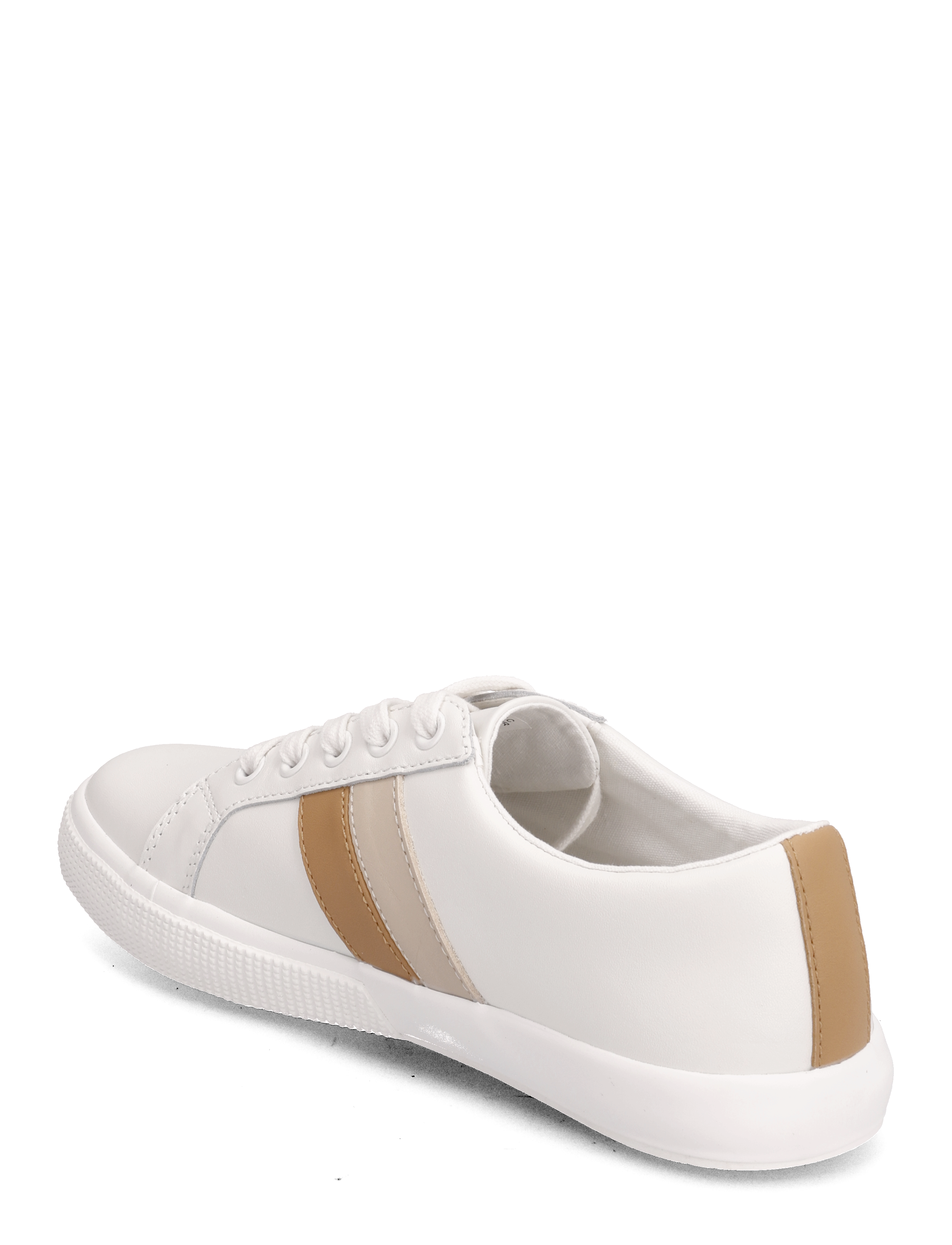 Lauren Ralph Lauren - Janson II Leather Sneaker - sutvirtinimas - snow white/explor - 2