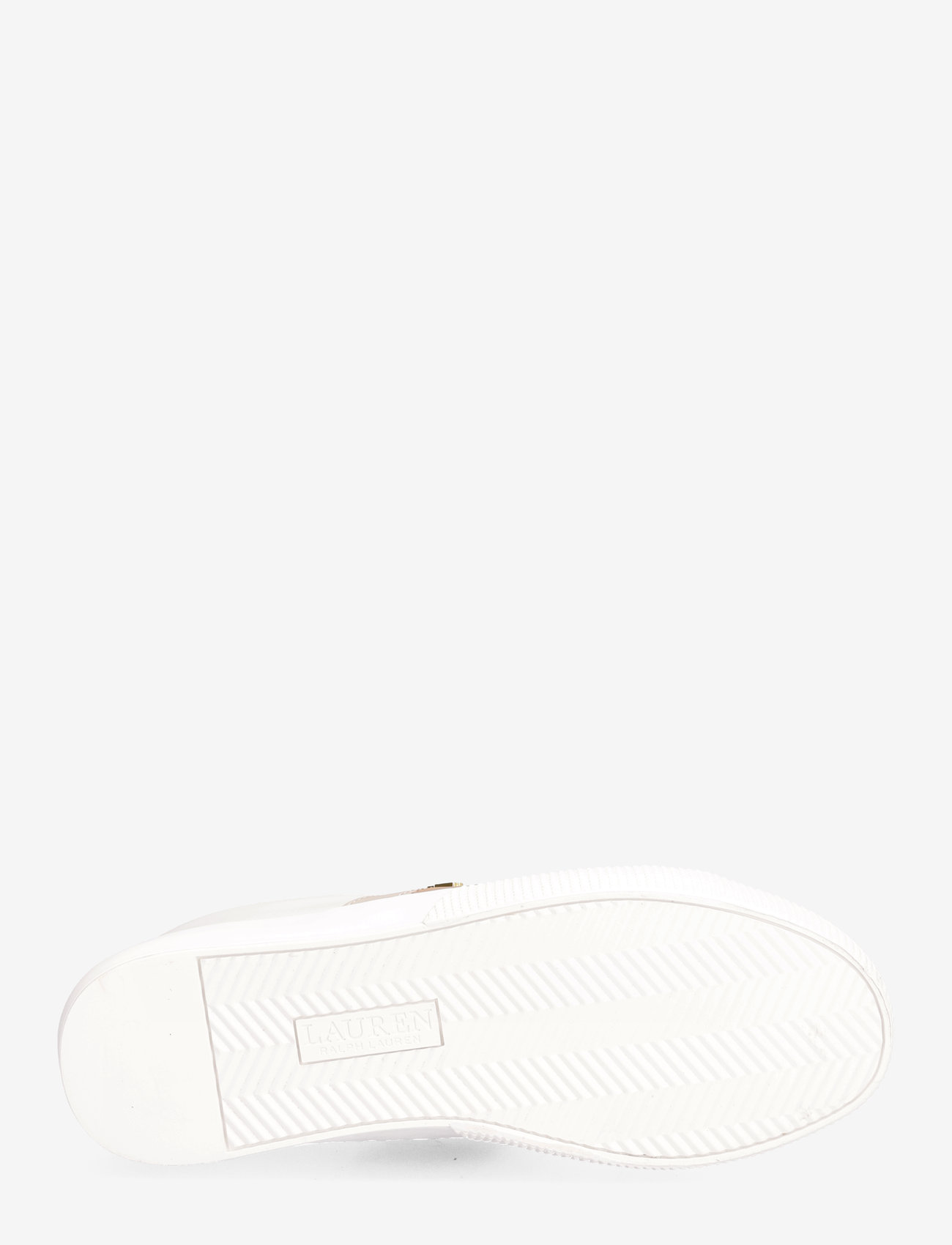 Lauren Ralph Lauren - Janson II Leather Sneaker - konfirmationstøj - snow white/explor - 4
