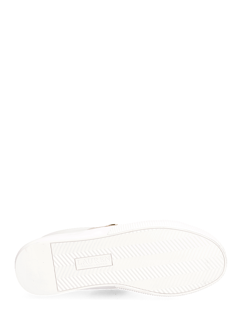 Lauren Ralph Lauren - Janson II Leather Sneaker - konfirmationstøj - snow white/explor - 4