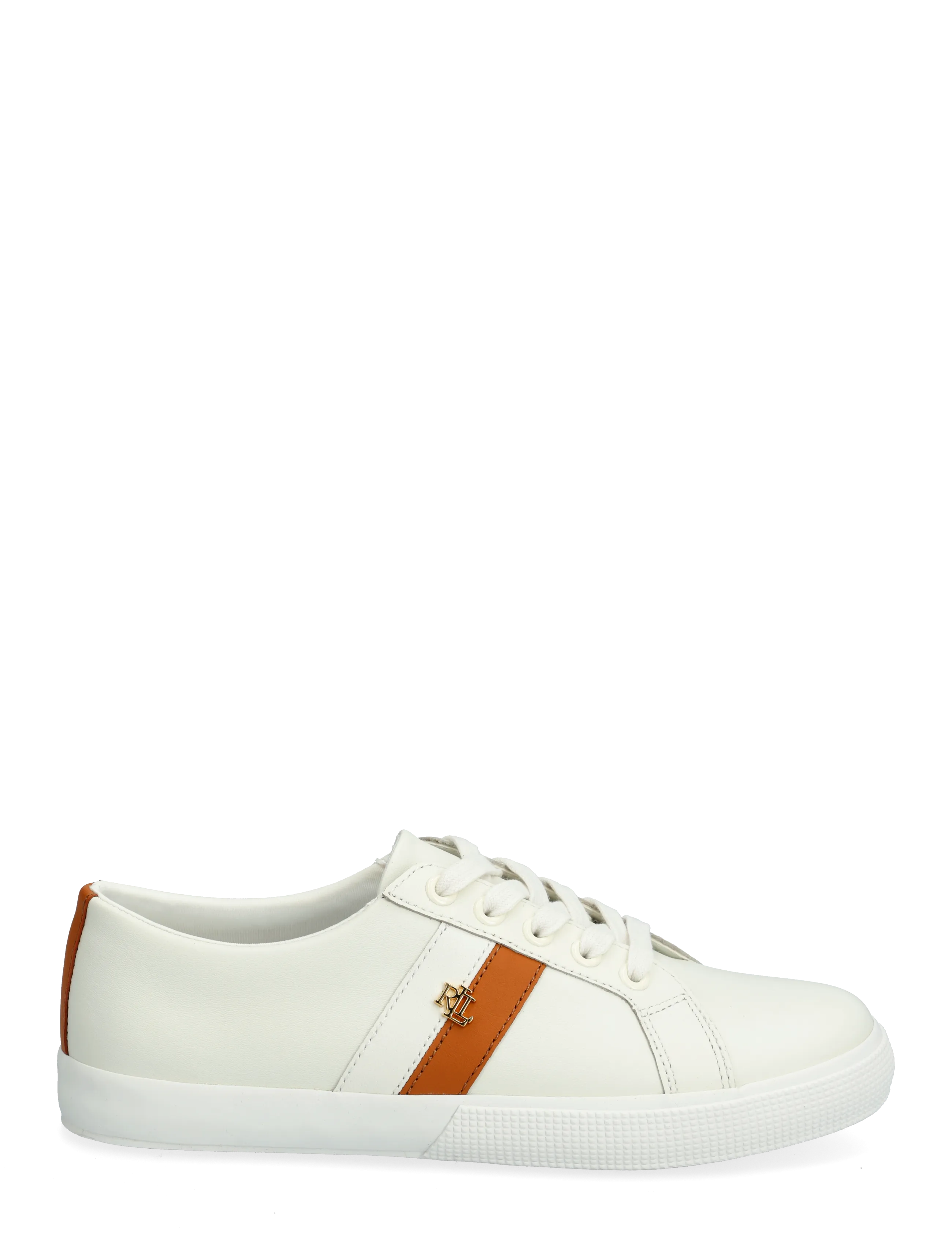 Lauren Ralph Lauren - Janson II Leather Sneaker - konfirmation - snw wht/clssc crm - 2