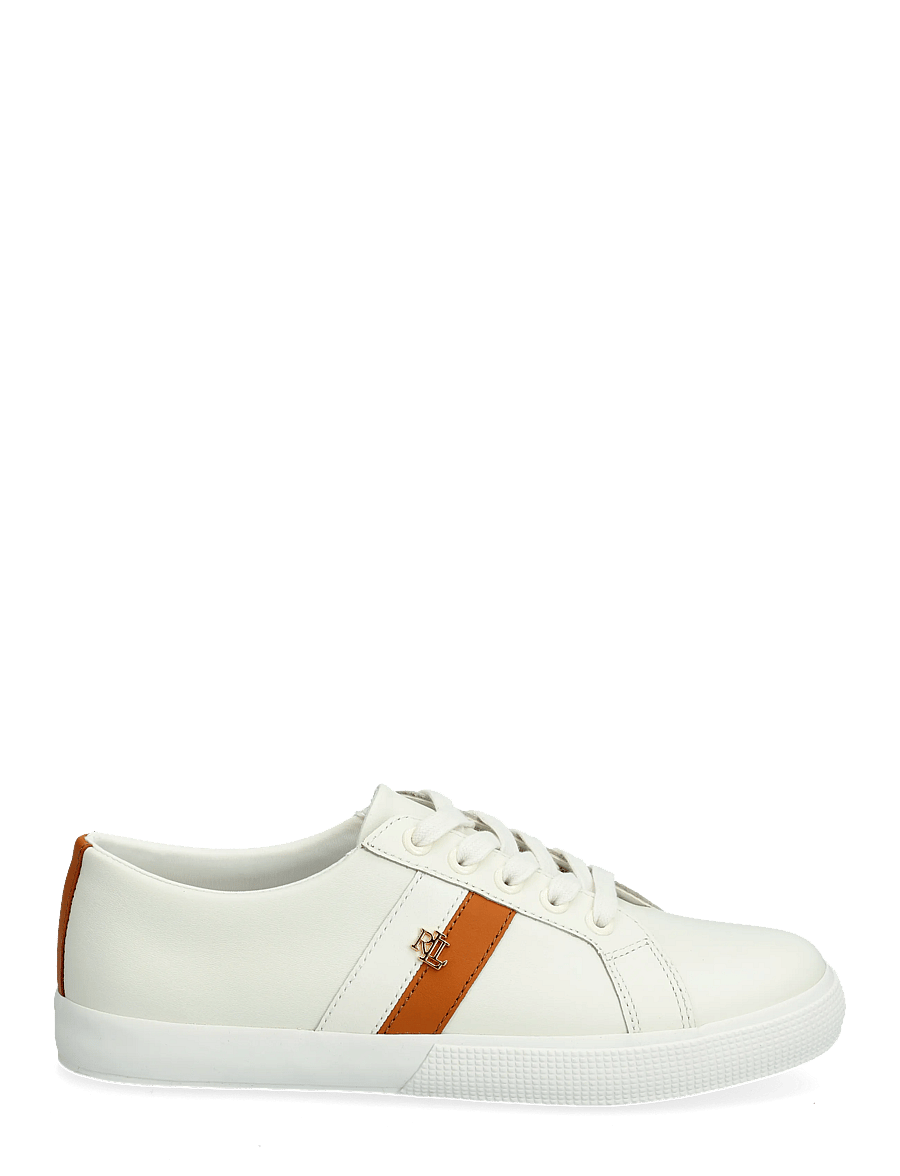 Lauren Ralph Lauren - Janson II Leather Sneaker - konfirmation - snw wht/clssc crm - 2