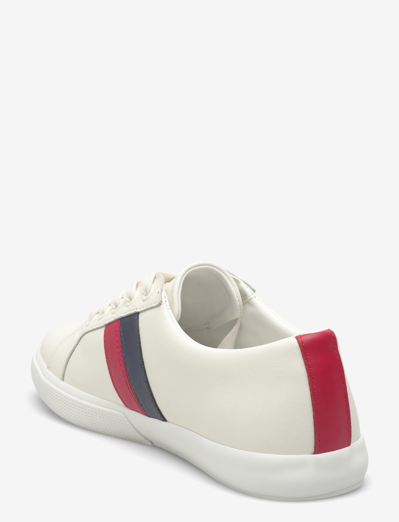 Lauren Ralph Lauren - Janson II Leather Sneaker - niedrige sneakers - snw wht/fstv red - 2