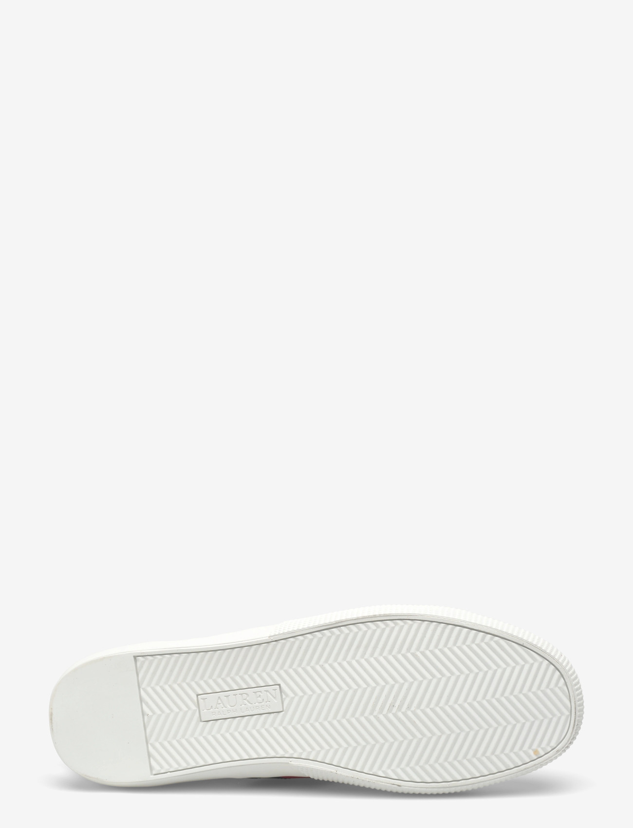 Lauren Ralph Lauren - Janson II Leather Sneaker - niedrige sneakers - snw wht/fstv red - 4