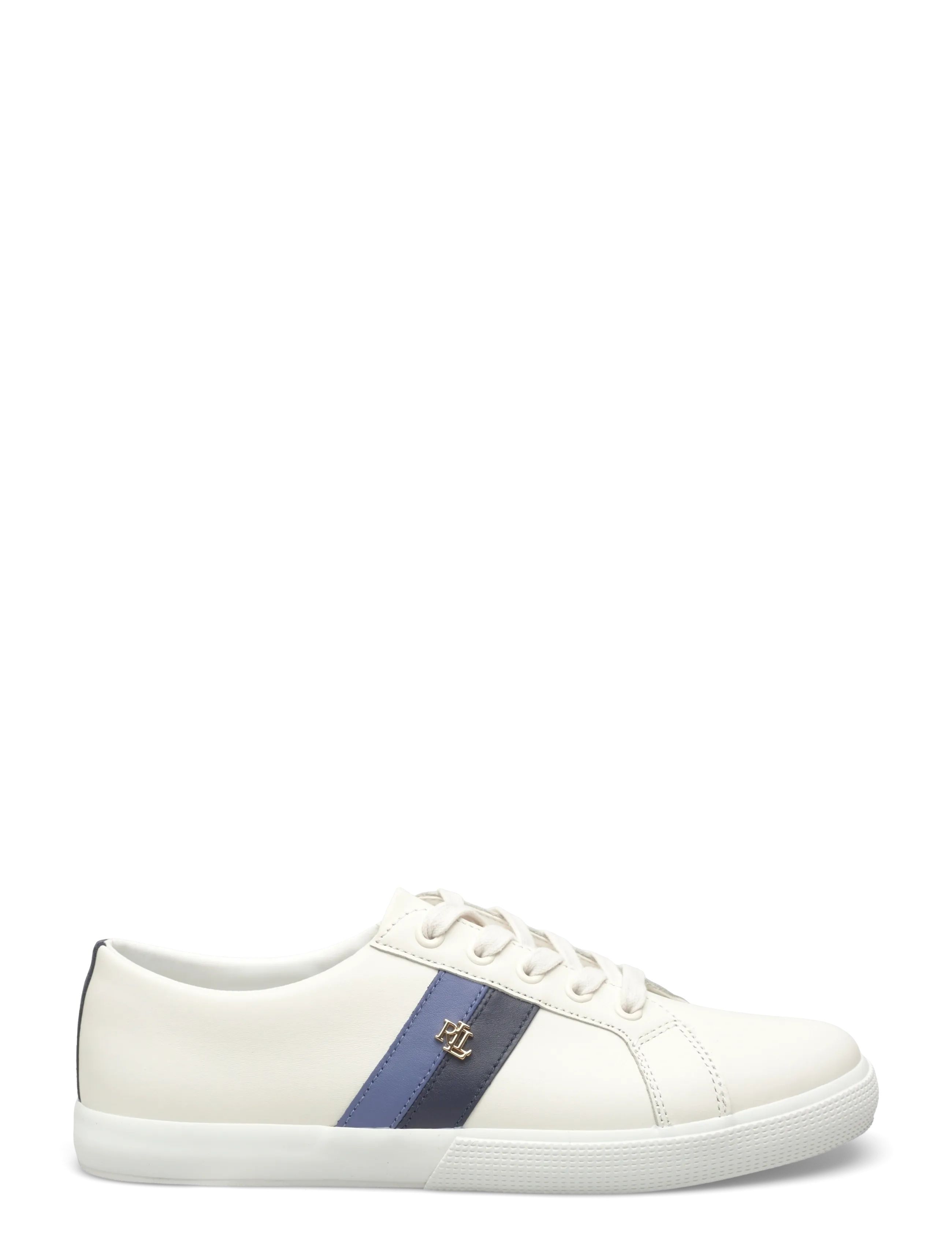 Lauren Ralph Lauren - Janson II Leather Sneaker - konfirmation - snw wht/rfndnvy/c - 1