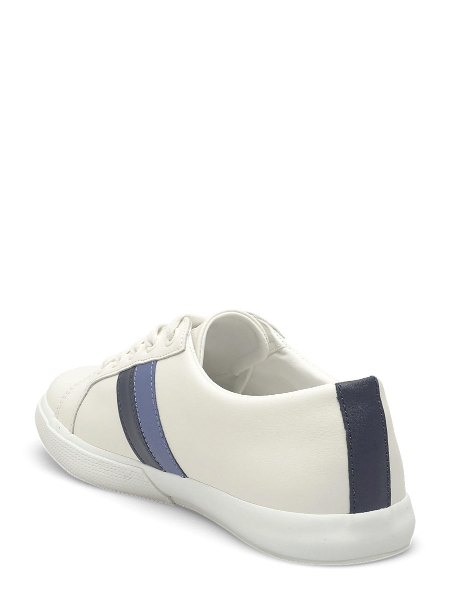 Lauren Ralph Lauren - Janson II Leather Sneaker - konfirmation - snw wht/rfndnvy/c - 2