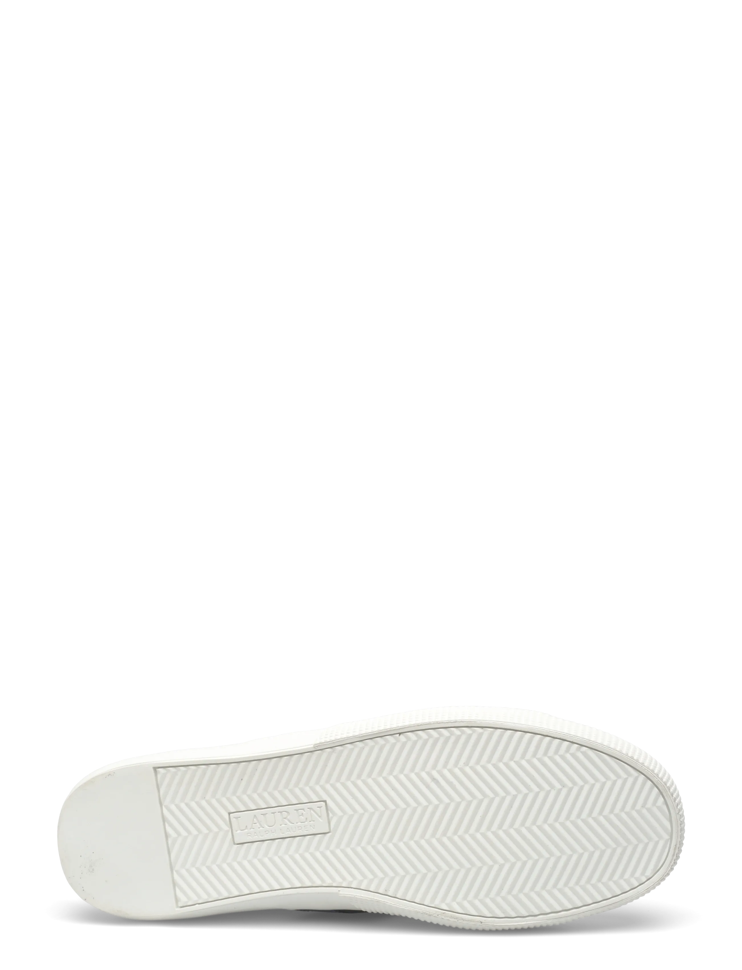Lauren Ralph Lauren - Janson II Leather Sneaker - konfirmation - snw wht/rfndnvy/c - 4