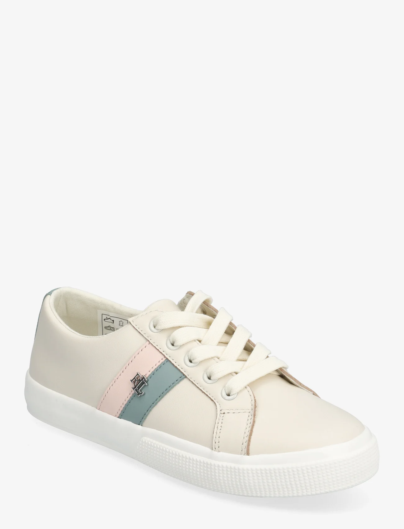 Lauren Ralph Lauren - Janson II Leather Sneaker - lave sneakers - soft white/sft lr - 0