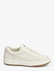 Lauren Ralph Lauren - Hailey IV Canvas & Nappa Leather Sneaker - lave sneakers - soft white/ntrl/s - 1