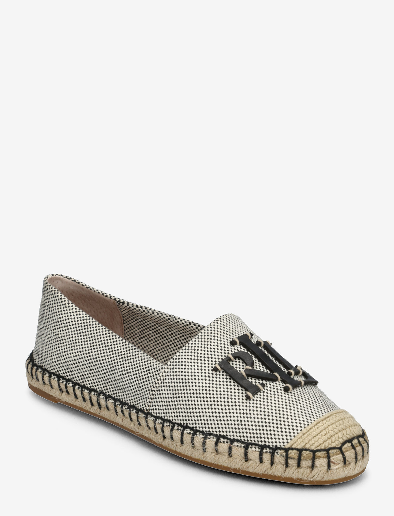 Lauren Ralph Lauren - Cameryn III Canvas & Leather Espadrille - espadrilles - ntrl/black/black - 0