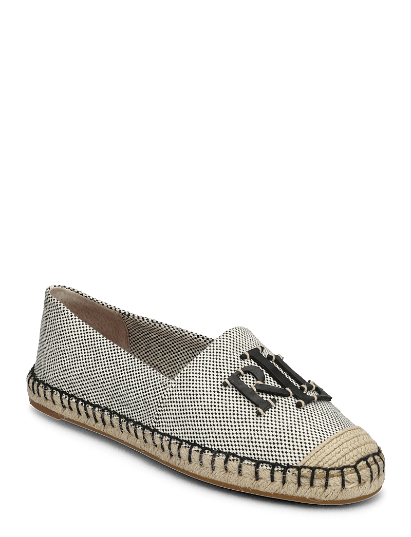 Lauren Ralph Lauren - Cameryn III Canvas & Leather Espadrille - espadrillos - ntrl/black/black - 0