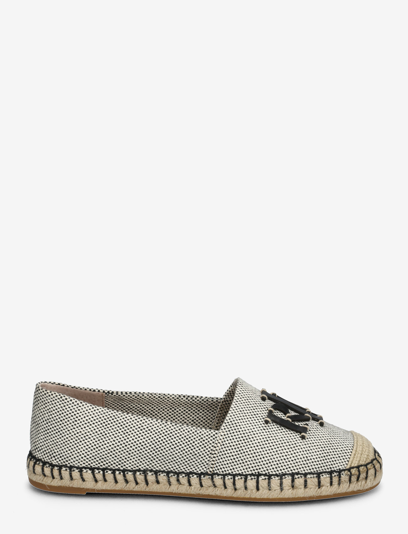 Lauren Ralph Lauren - Cameryn III Canvas & Leather Espadrille - espadrilles - ntrl/black/black - 1