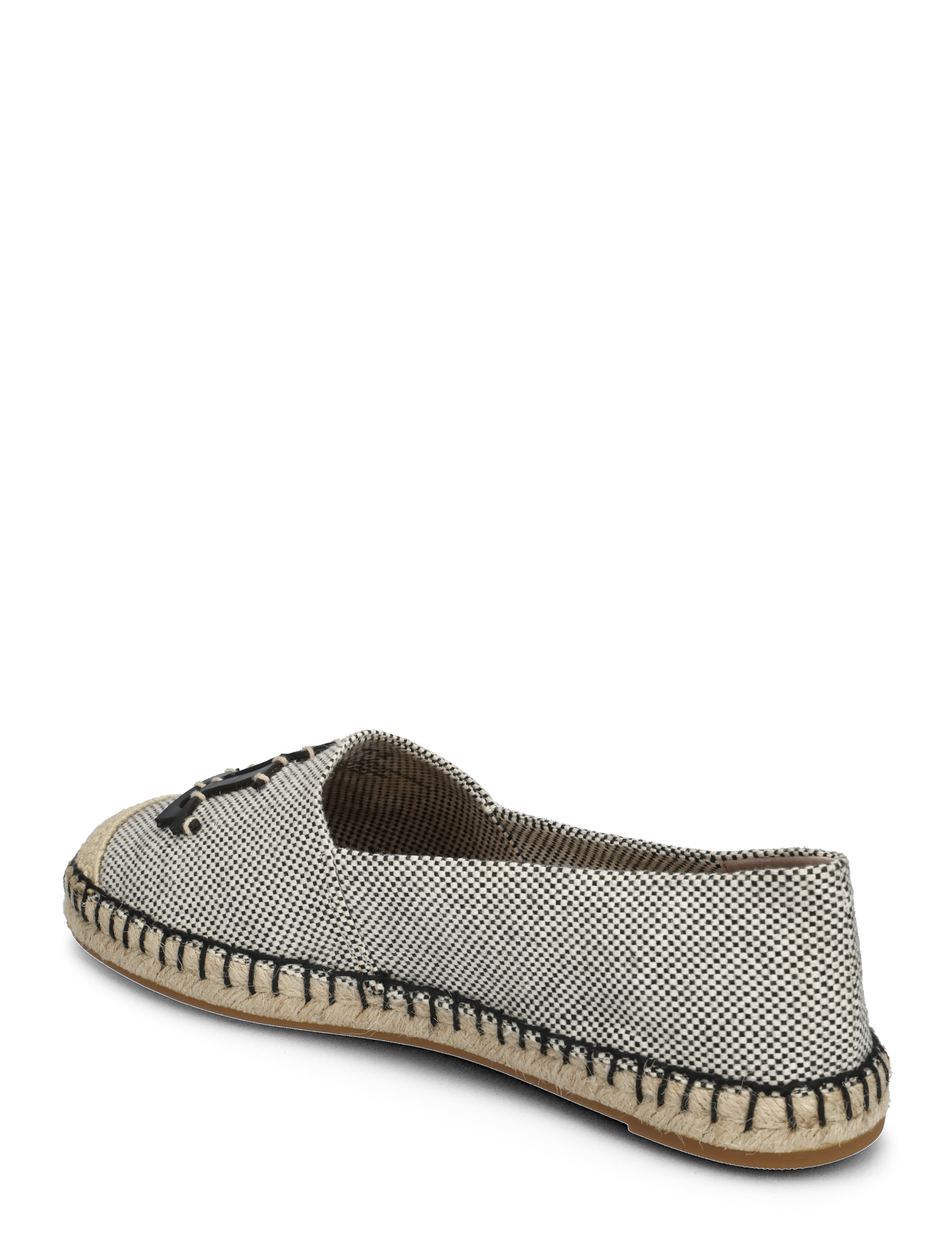 Lauren Ralph Lauren - Cameryn III Canvas & Leather Espadrille - espadrillos - ntrl/black/black - 2