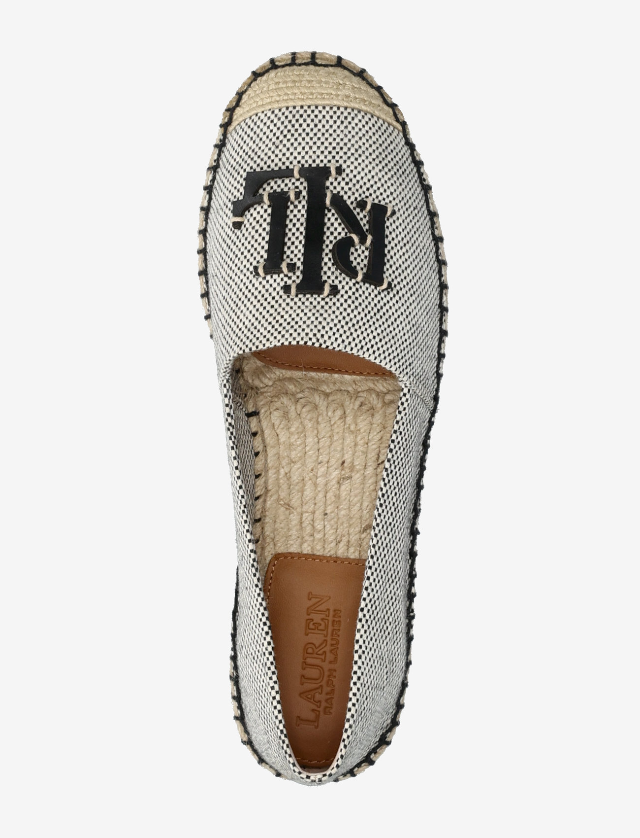 Lauren Ralph Lauren - Cameryn III Canvas & Leather Espadrille - espadrilles - ntrl/black/black - 3