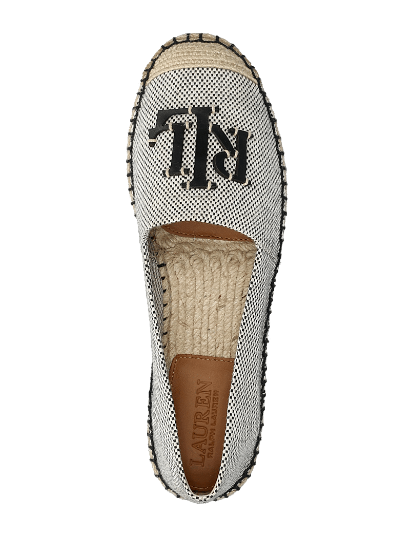 Lauren Ralph Lauren - Cameryn III Canvas & Leather Espadrille - espadrillos - ntrl/black/black - 3