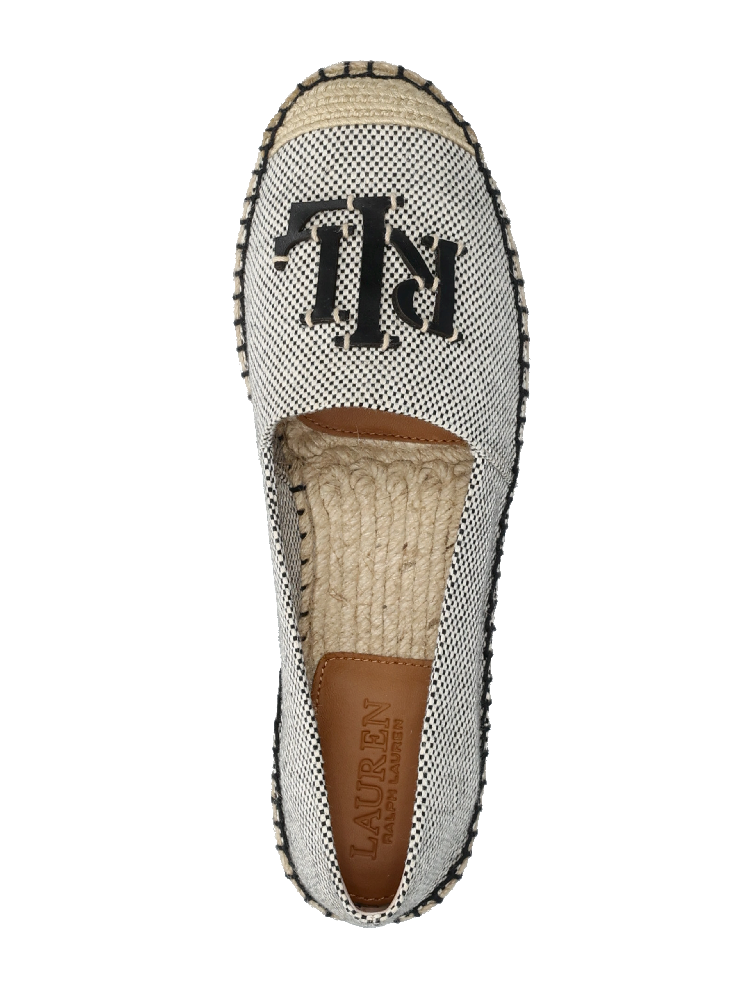 Lauren Ralph Lauren - Cameryn III Canvas & Leather Espadrille - espadrillos - ntrl/black/black - 3