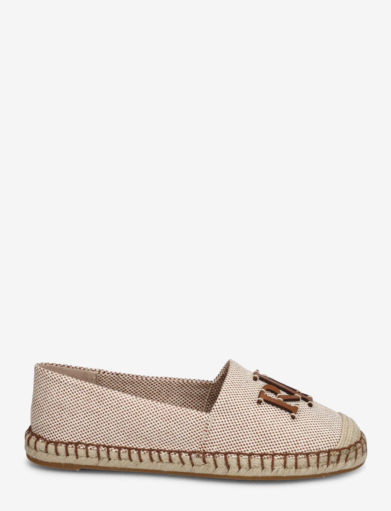 Lauren Ralph Lauren - Cameryn III Canvas & Leather Espadrille - espadrilles - ntrl/deep sddl tn - 1