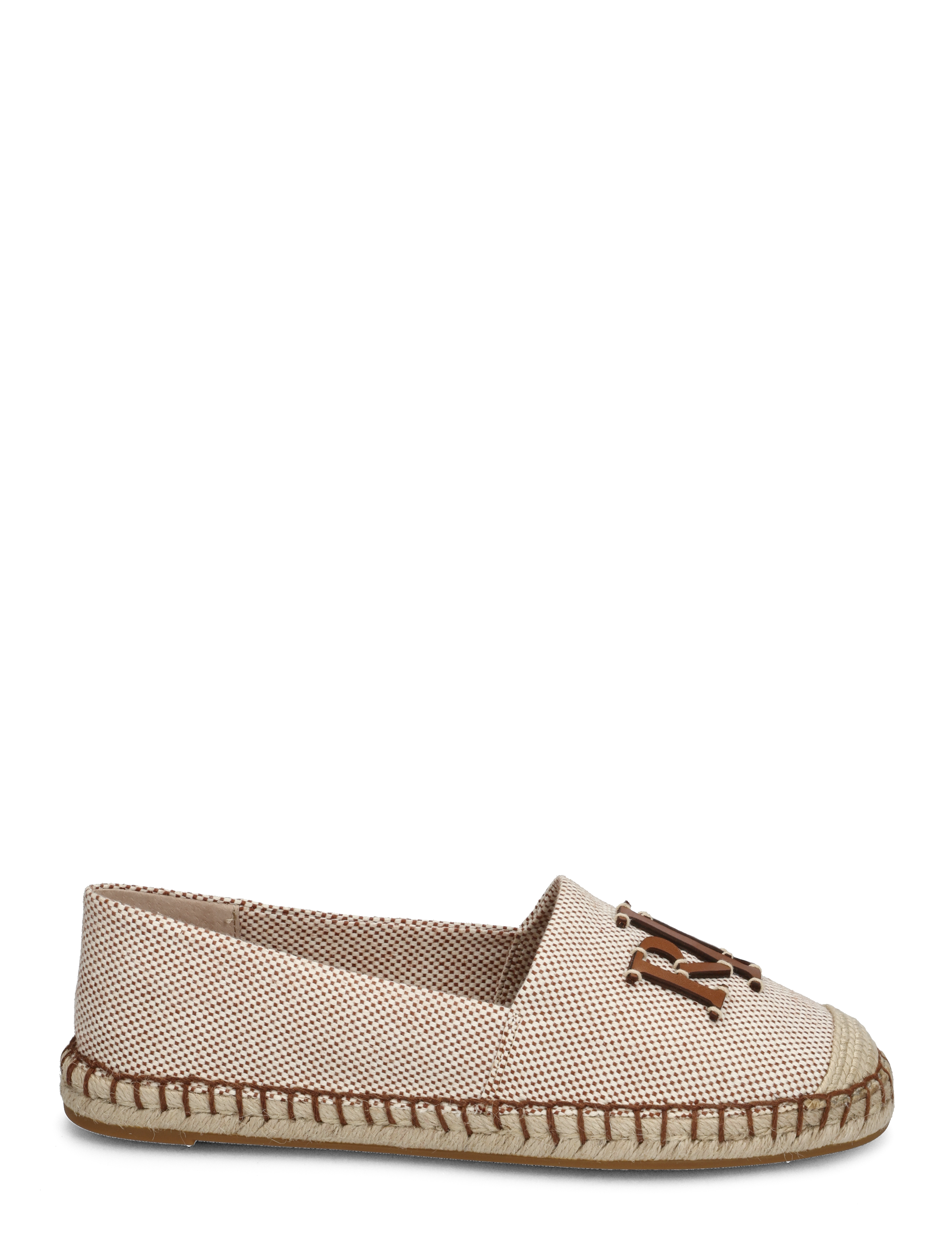 Lauren Ralph Lauren - Cameryn III Canvas & Leather Espadrille - espadrillos - ntrl/deep sddl tn - 1