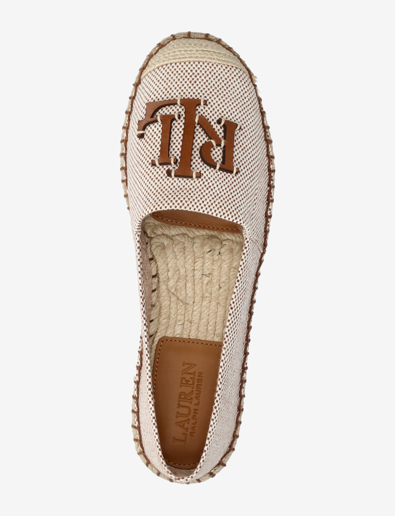 Lauren Ralph Lauren - Cameryn III Canvas & Leather Espadrille - espadrilles - ntrl/deep sddl tn - 3