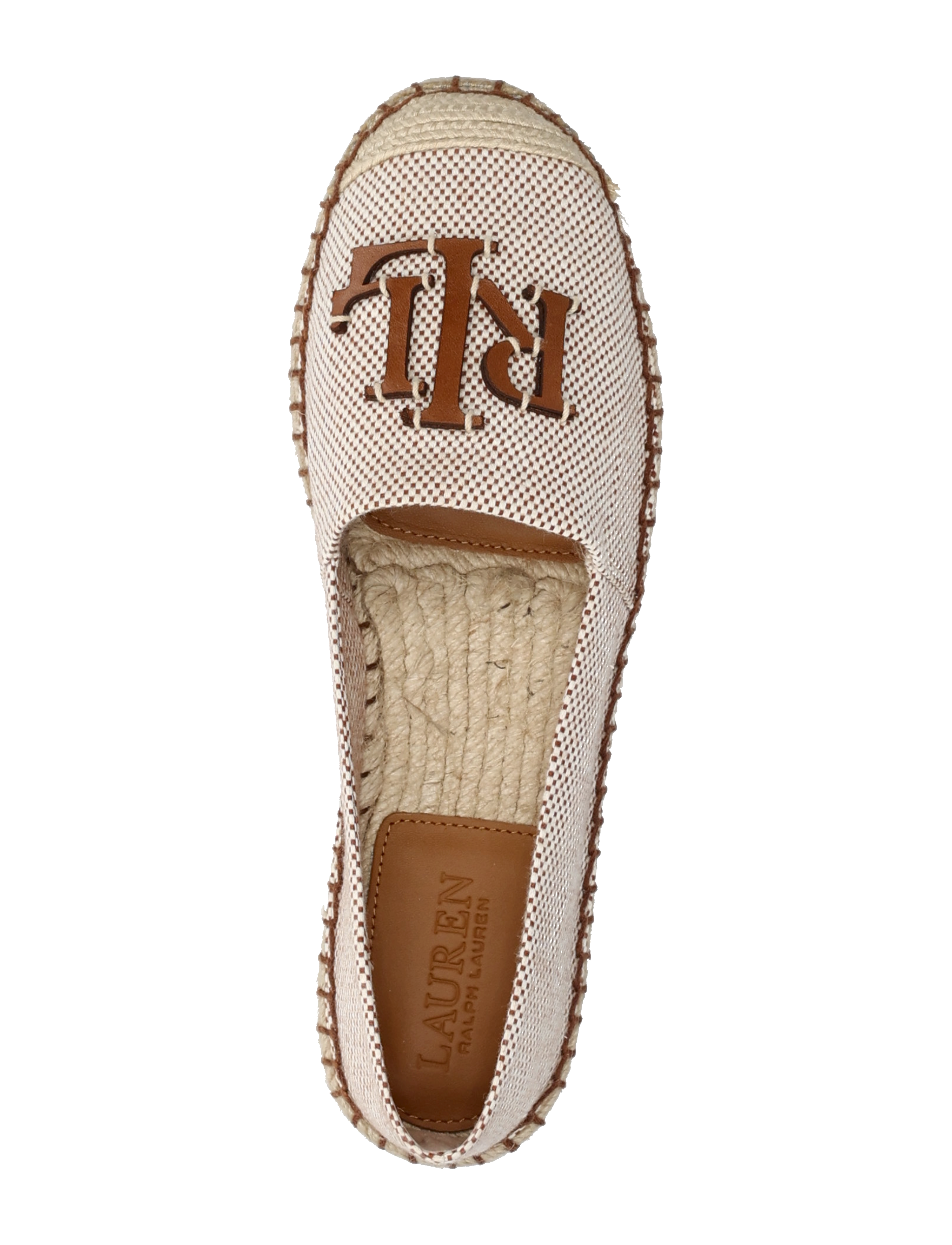 Lauren Ralph Lauren - Cameryn III Canvas & Leather Espadrille - espadrillos - ntrl/deep sddl tn - 3