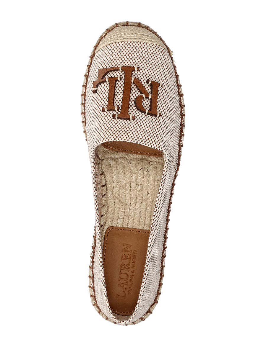 Lauren Ralph Lauren - Cameryn III Canvas & Leather Espadrille - espadrillos - ntrl/deep sddl tn - 3