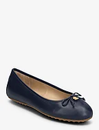 Jayna Nappa Leather Driver Flat - REFINED NAVY