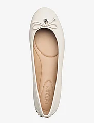 Lauren Ralph Lauren - Jayna Nappa Leather Driver Flat - ballerinat - soft white - 3