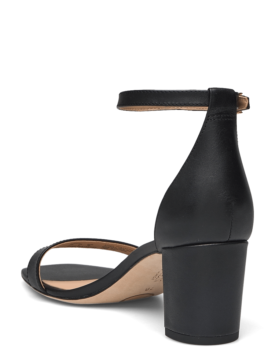 Lauren Ralph Lauren - Logan Burnished Leather Sandal - black - 2