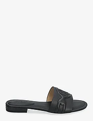 Lauren Ralph Lauren - Alegra III Leather Slide Sandal - flat sandals - black - 1