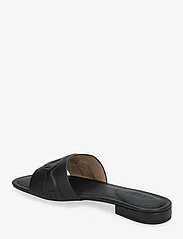 Lauren Ralph Lauren - Alegra III Leather Slide Sandal - flat sandals - black - 2