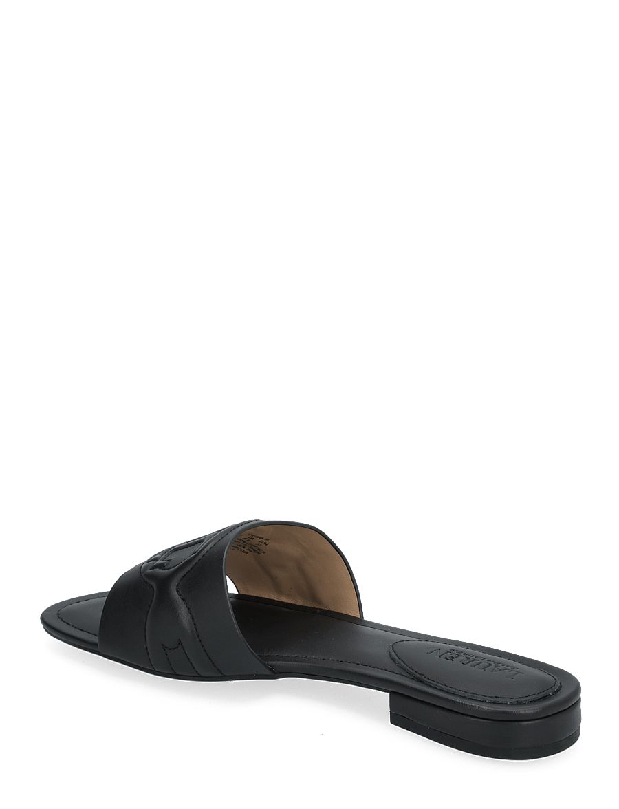Lauren Ralph Lauren - Alegra III Leather Slide Sandal - black - 2