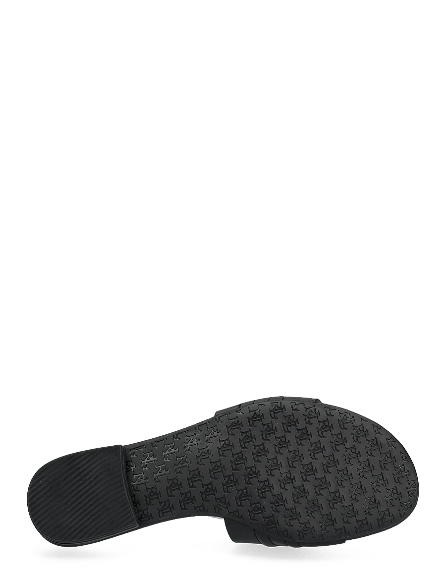 Lauren Ralph Lauren - Alegra III Leather Slide Sandal - black - 4