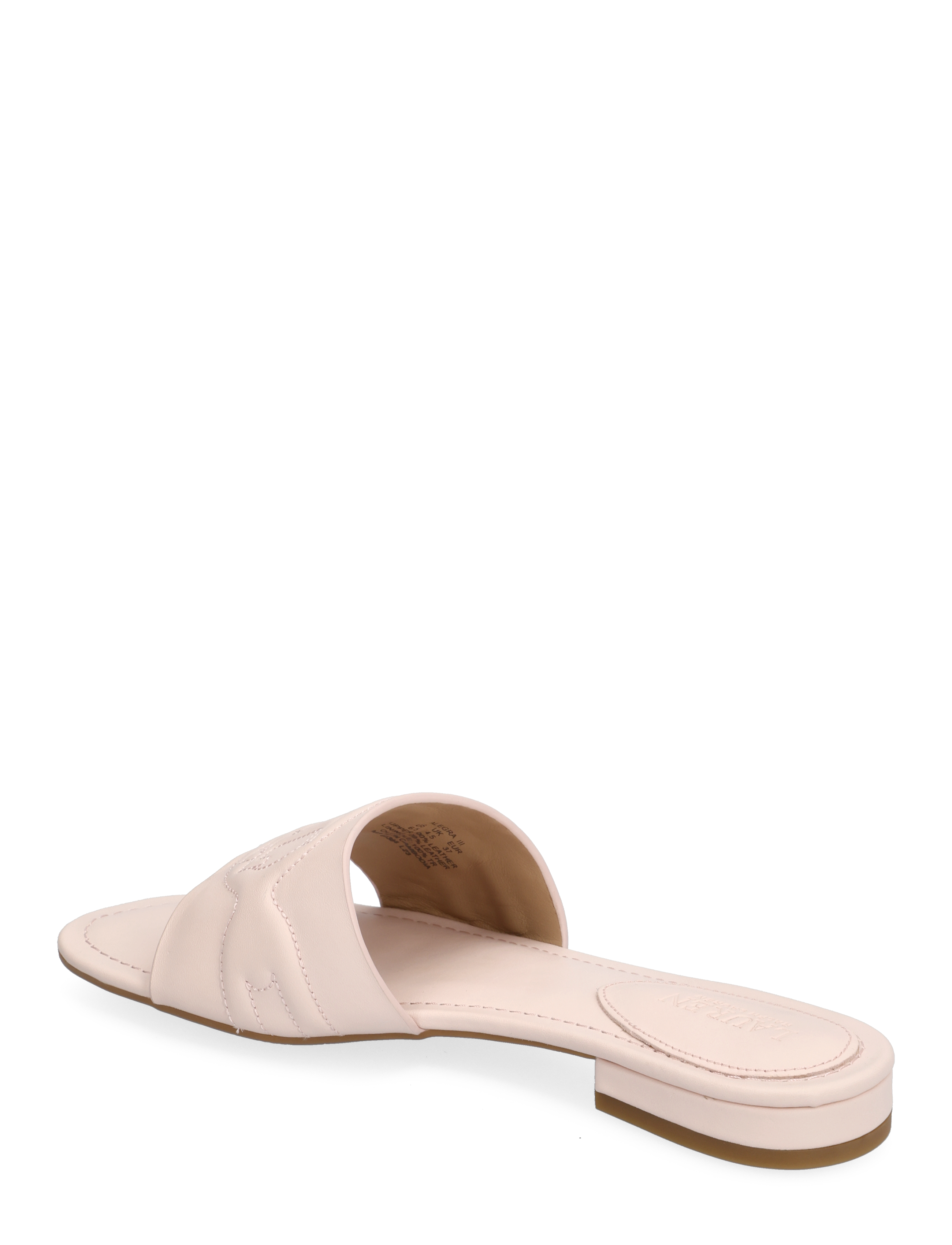 Lauren Ralph Lauren - Alegra III Nappa Leather Slide Sandal - pink opal - 2