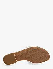 Lauren Ralph Lauren - Alegra III Nappa Leather Slide Sandal - platta sandaler - soft white - 4