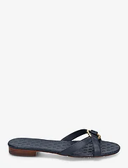 Lauren Ralph Lauren - Emmy Nappa Leather Slide Sandal - flade sandaler - refined navy - 1