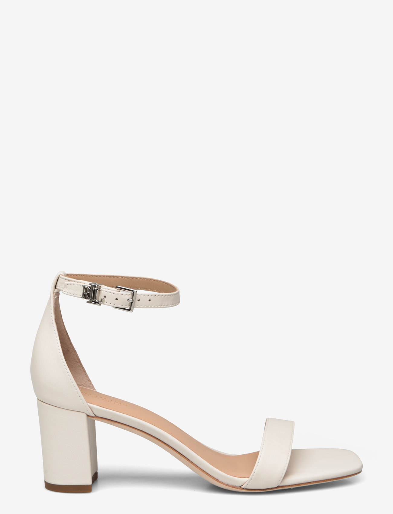 Lauren Ralph Lauren - Logan Nappa Leather Sandal - soft white - 1