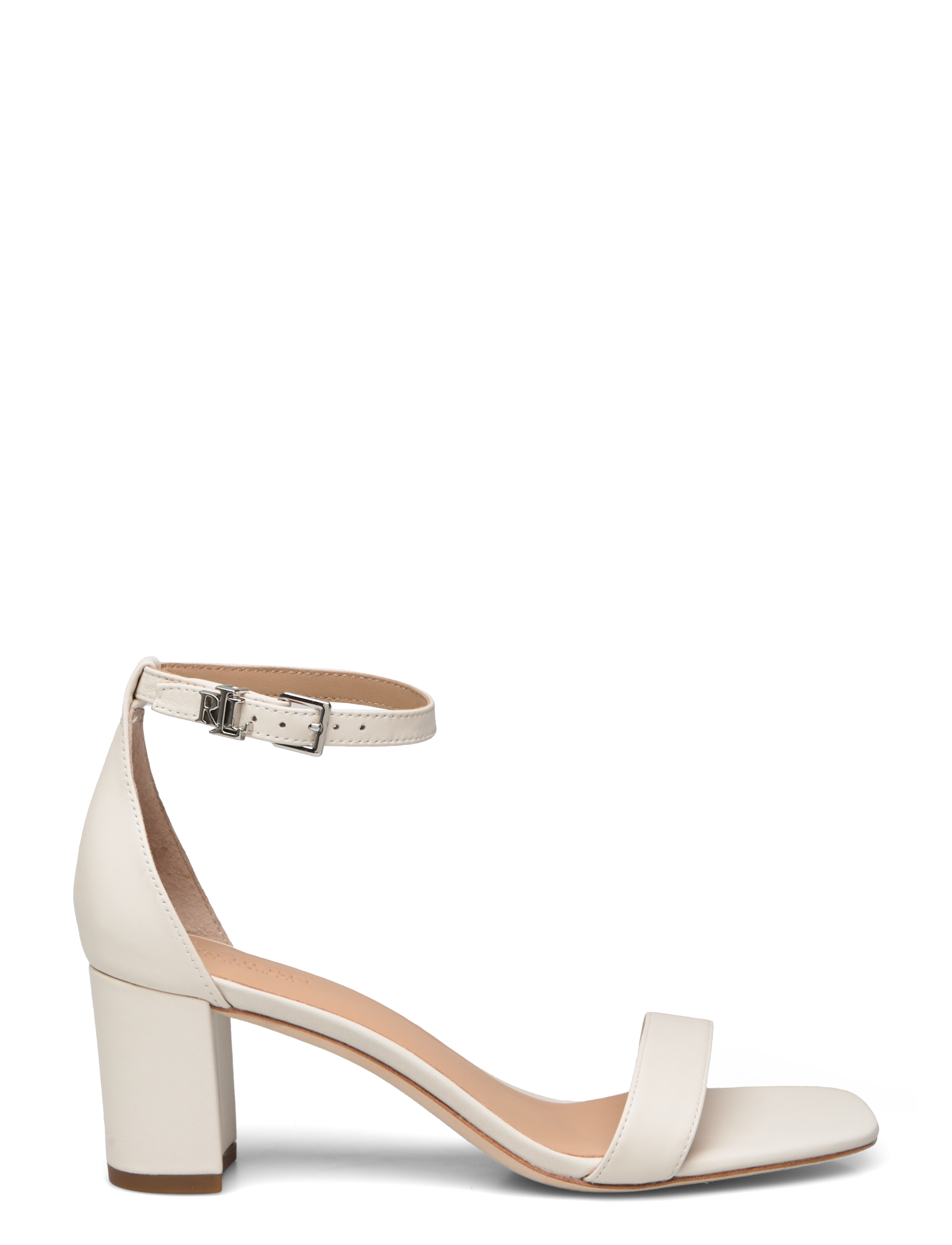 Lauren Ralph Lauren - Logan Nappa Leather Sandal - soft white - 1
