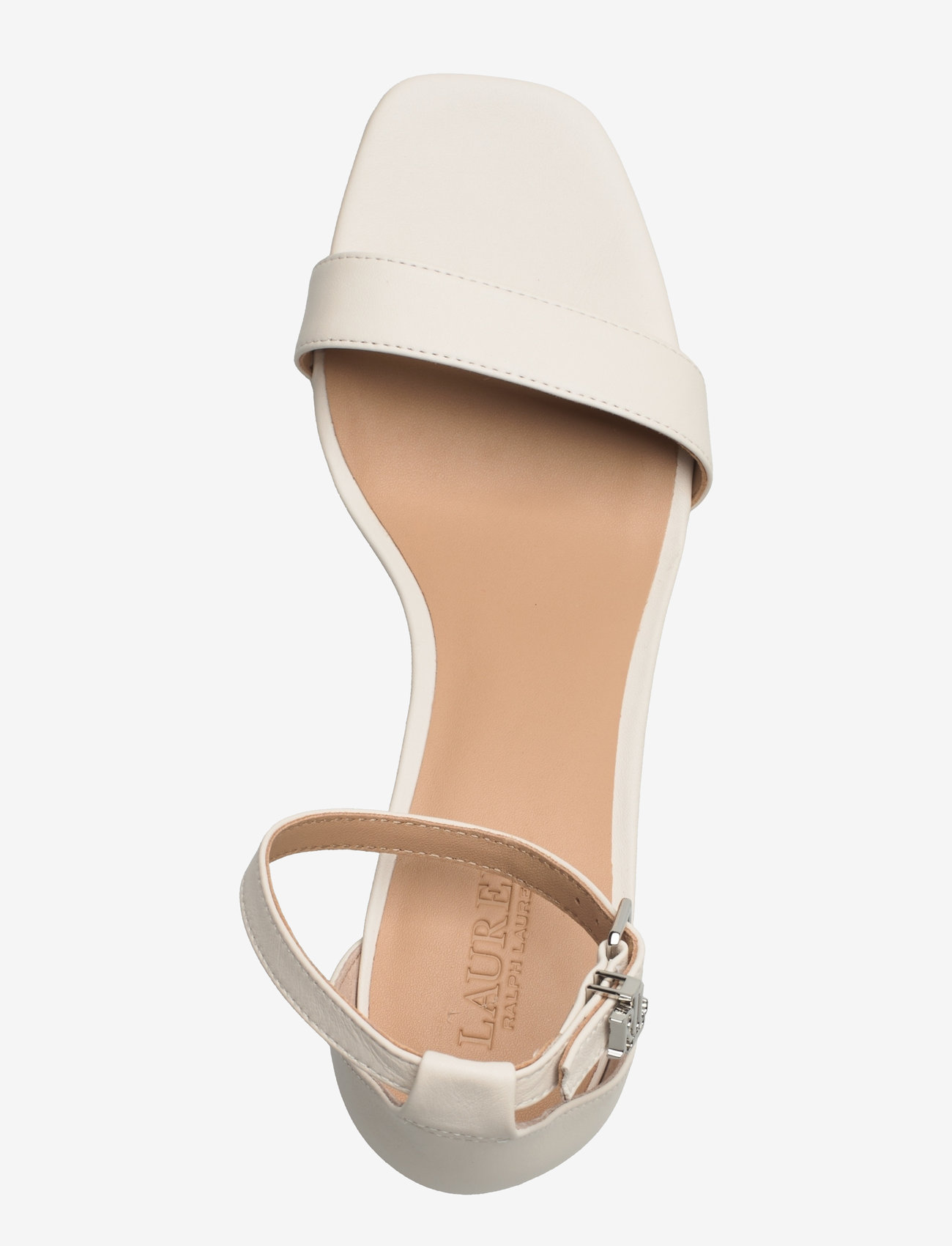 Lauren Ralph Lauren - Logan Nappa Leather Sandal - soft white - 3