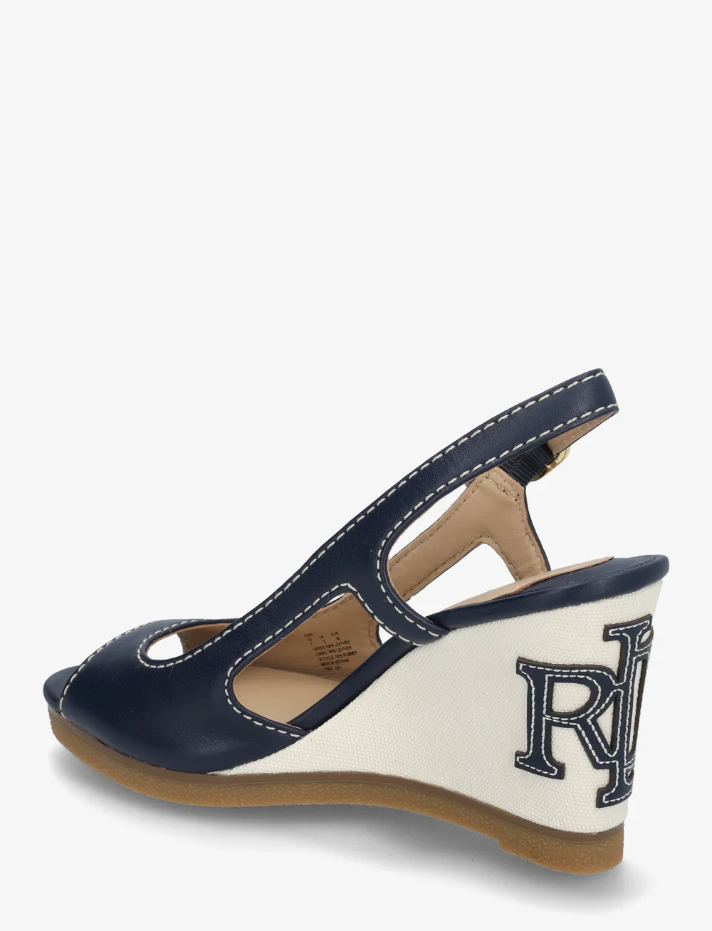 Lauren Ralph Lauren - Roni Nappa Leather Sandal - sandaletten - refined navy - 2