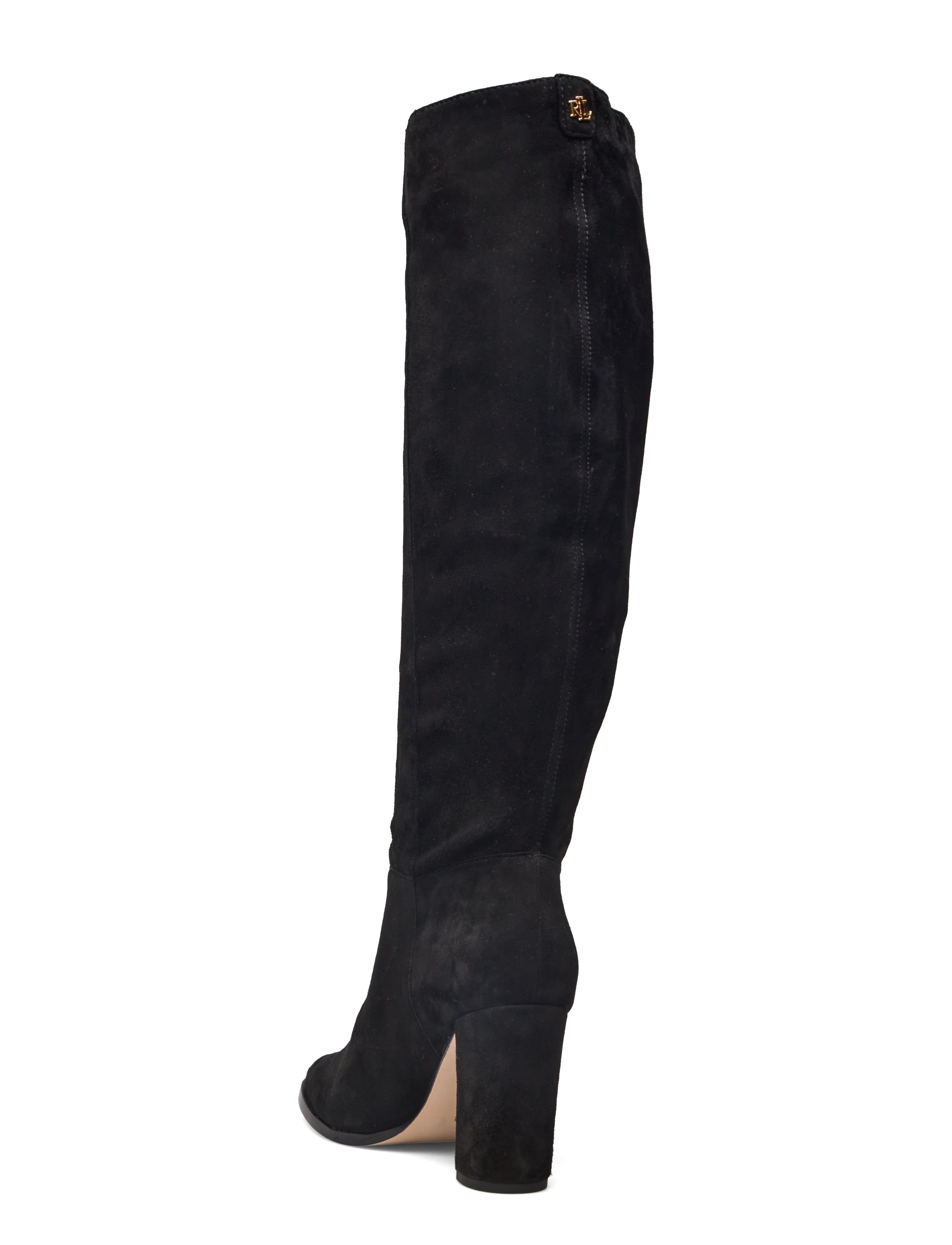 Lauren Ralph Lauren - SHEEP SUEDE-ARTIZAN TALL-BO-TAL - bottes hautes au genou - black - 2
