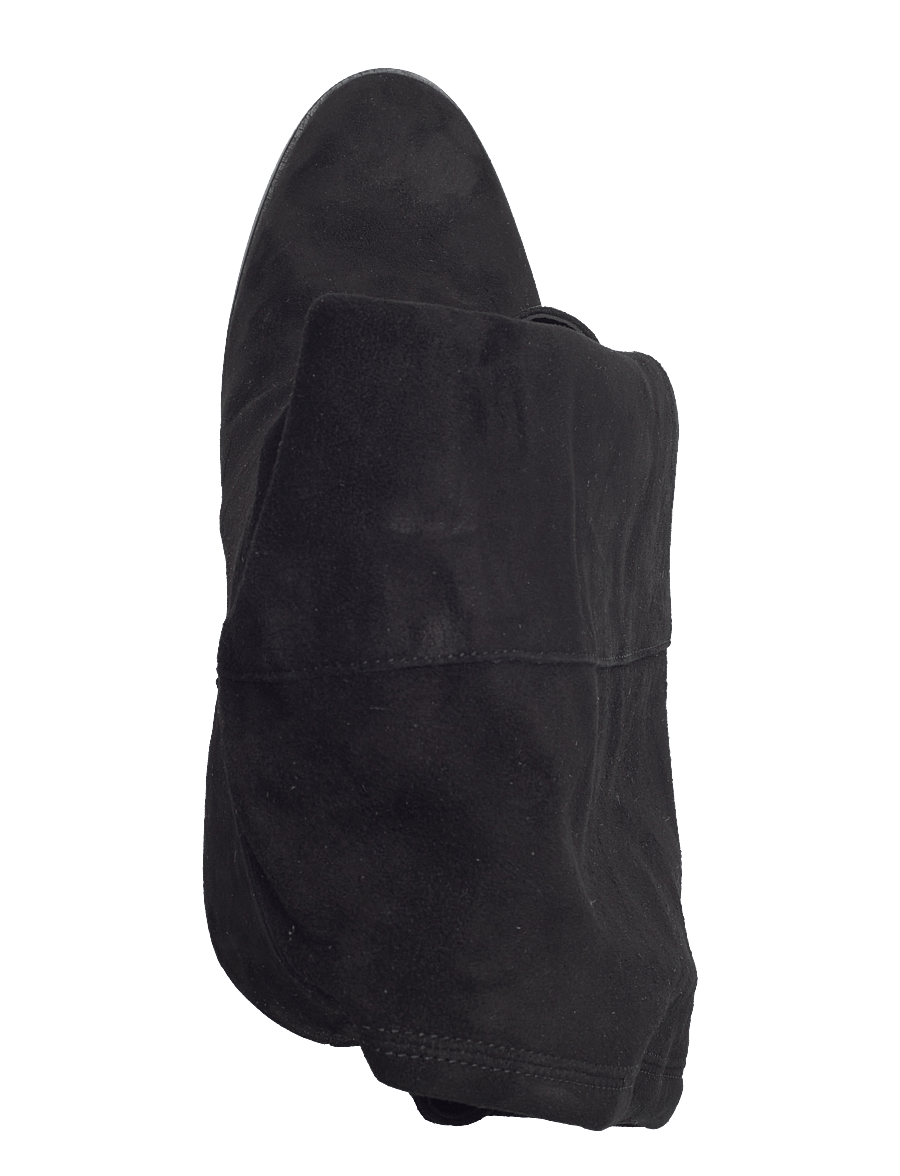 Lauren Ralph Lauren - SHEEP SUEDE-ARTIZAN TALL-BO-TAL - põlveni saapad - black - 3