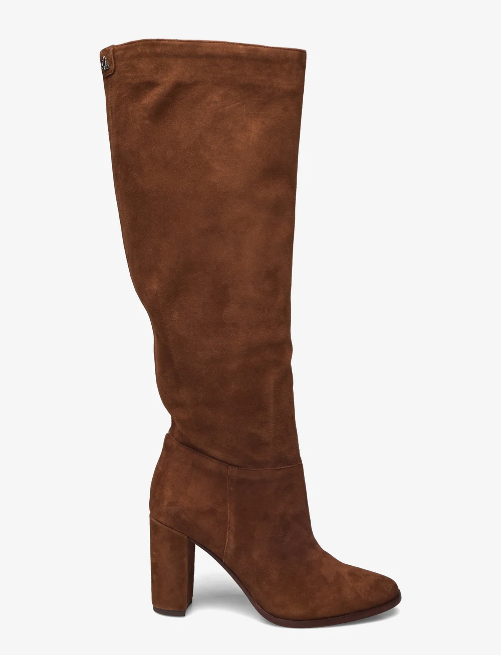 Lauren Ralph Lauren - Artizan Suede Tall Boot - höga stövlar - tobacco - 1